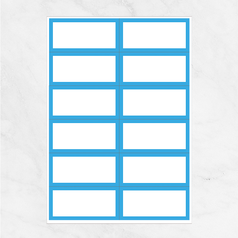 Free Flashcard template