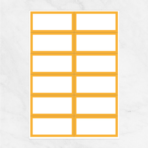 Free Flashcard template