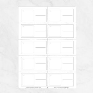 Free Flashcard template